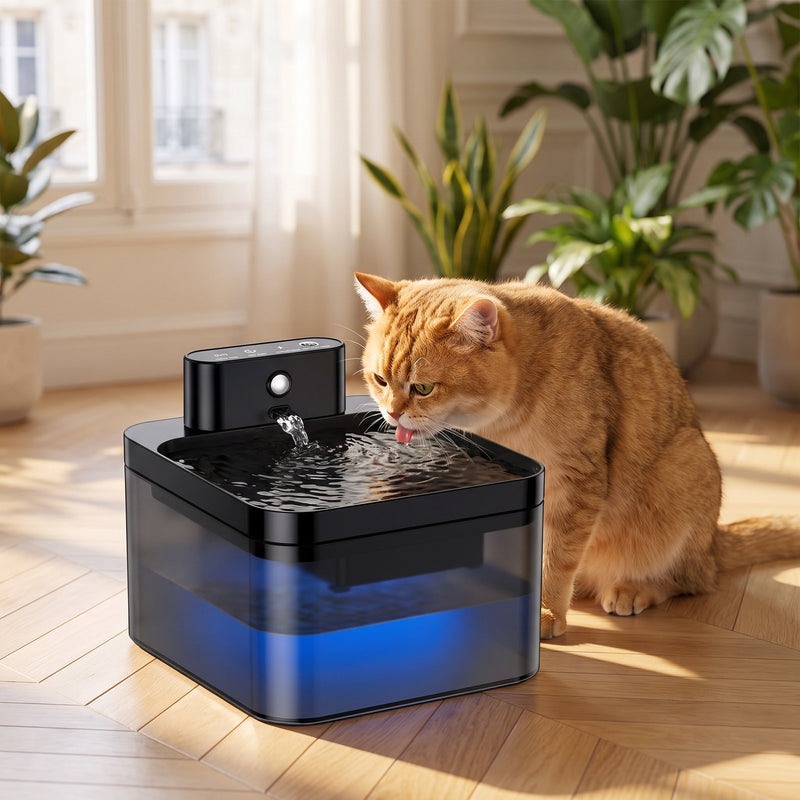 Fontaine à eau sans fil pour chat Chatonome